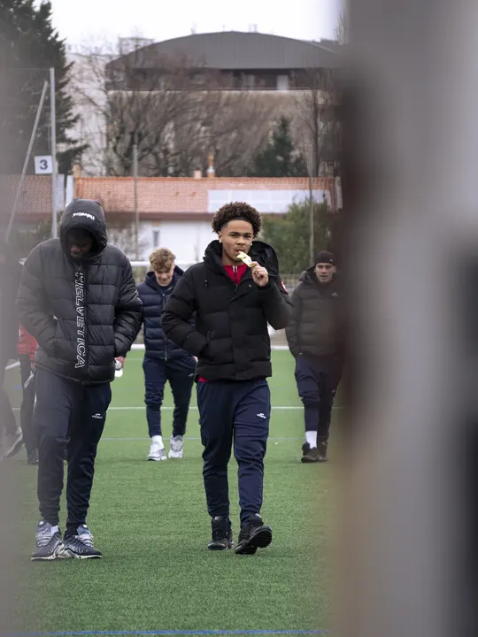 Cliché dynamique match de foot